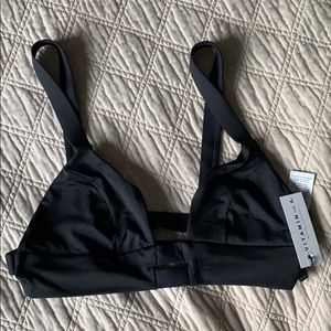 Vitamin A Black Neutra Bikini Top 6/S